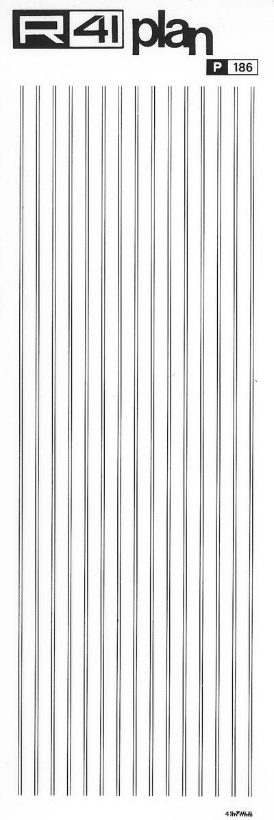 trasferibilir41 Trame Linee, NERO. Trasferelli-Trasferibili R41 in fogli 9x25cm .