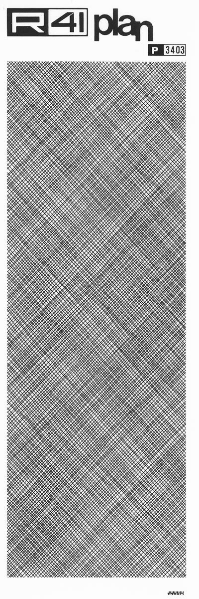 trasferibilir41 Trame Linee, NERO. Trasferelli-Trasferibili R41 in fogli 9x25cm. p. 1409 .