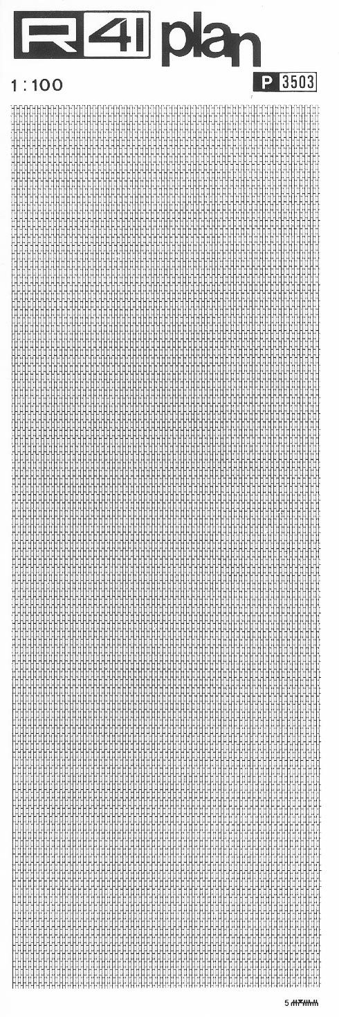 trasferibilir41 Trame pavimenti 1:100, NERO. Trasferelli-Trasferibili R41 in fogli 9x25cm .