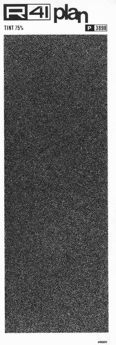 trasferibilir41 Fondi, NERO. Trasferelli-Trasferibili R41 in fogli 9x25cm. p. 1404 .