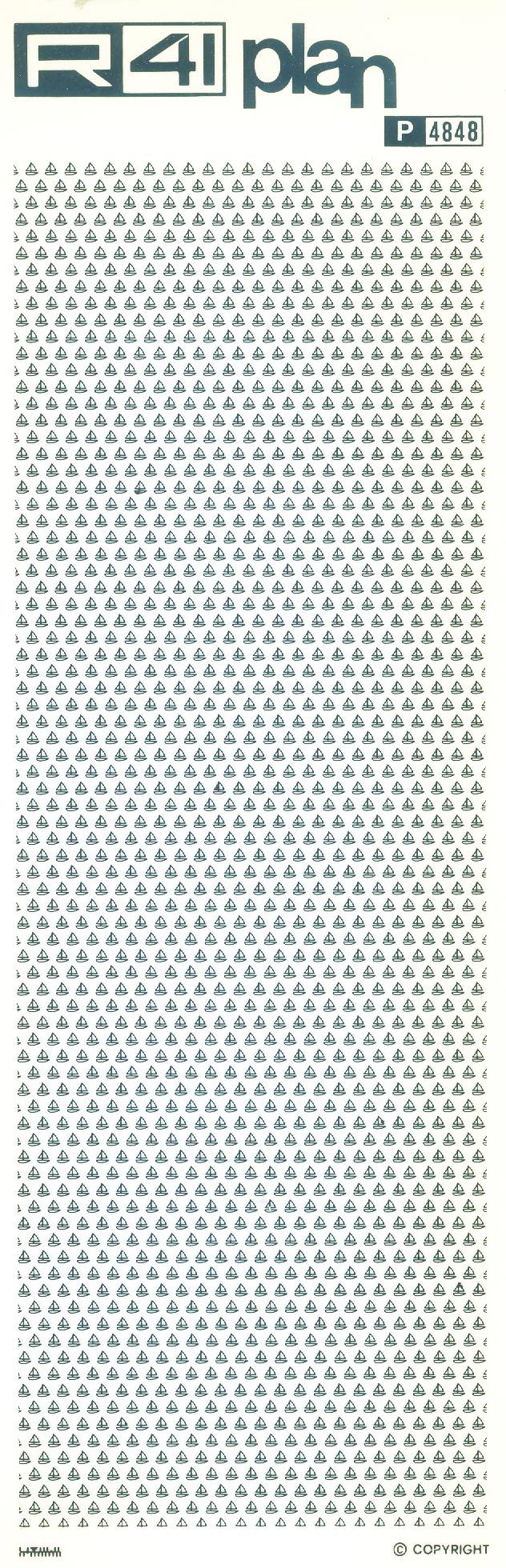 trasferibilir41 Trame barchette, NERO. Trasferelli-Trasferibili R41 in fogli 9x25cm .