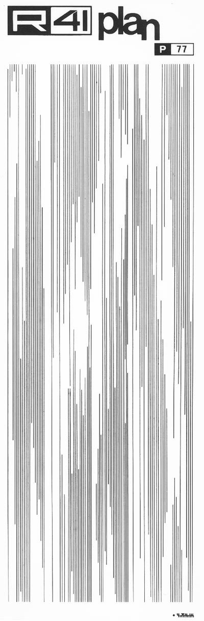 trasferibilir41 Trame Linee, NERO. Trasferelli-Trasferibili R41 in fogli 9x25cm. p. 1409 .