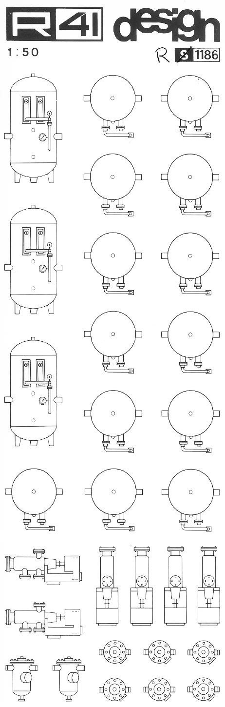 trasferibilir41 Caldaie-Pompe, NERO. Trasferelli-Trasferibili R41 in fogli 9x25cm .