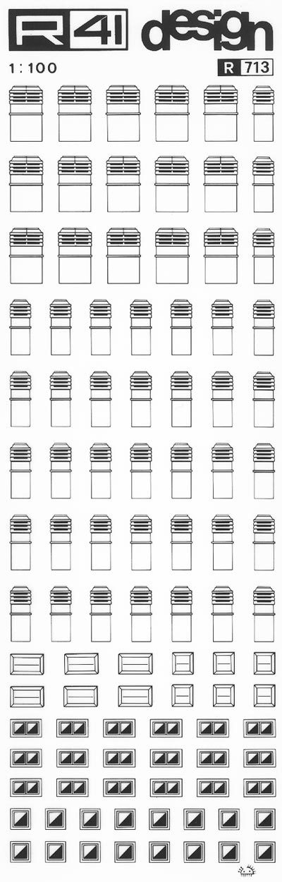 trasferibilir41 Camini, NERO. Trasferelli-Trasferibili R41 in fogli 9x25cm .