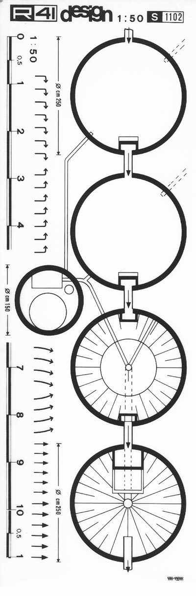 trasferibilir41 Vasche Biologiche, NERO. Trasferelli-Trasferibili R41 in fogli 9x25cm. p. 333 .