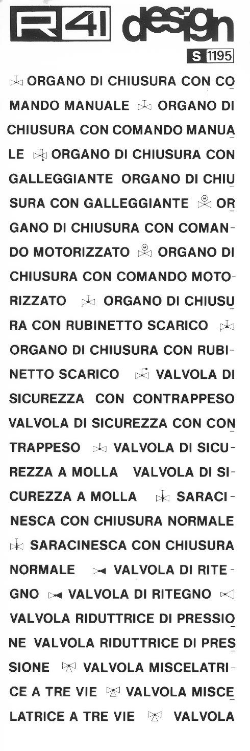 trasferibilir41 Nomenclatura, NERO. Trasferelli-Trasferibili R41 in fogli 9x25cm .