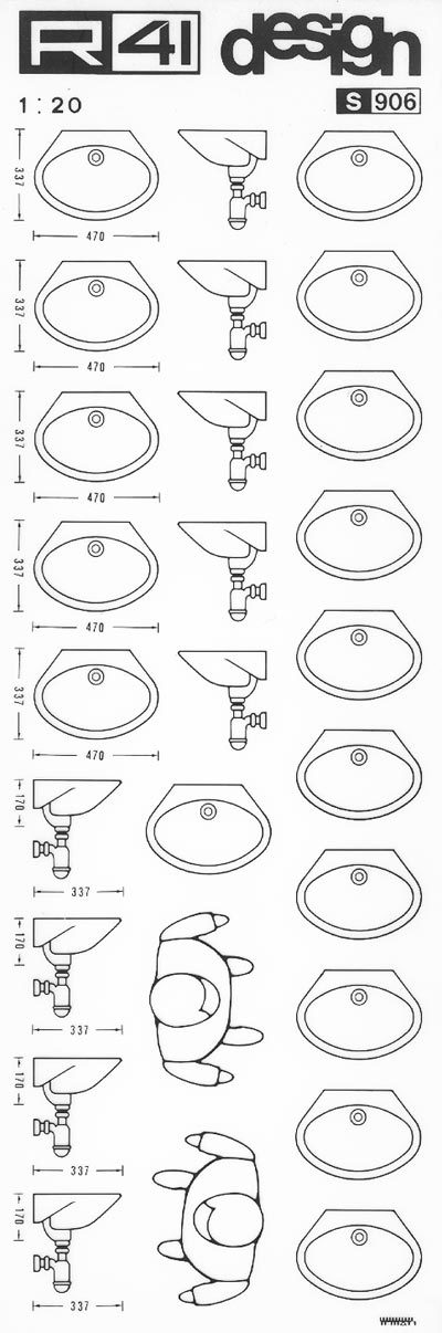 trasferibilir41 Sanitari, NERO. Trasferelli-Trasferibili R41 in fogli 9x25cm .
