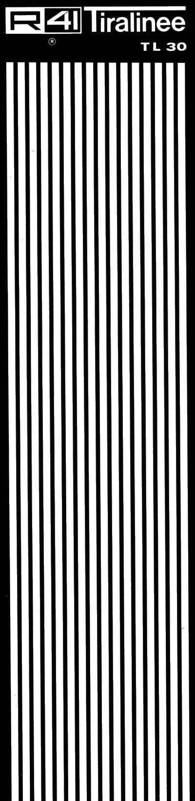 trasferibilir41 Tiralinee 3mm, BIANCO. Trasferibili R41 in fogli 8,3x35cm .
