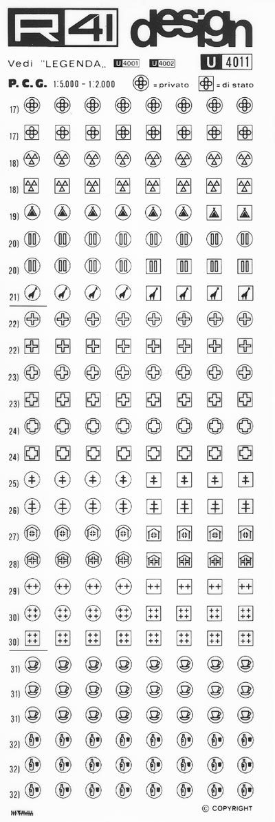 trasferibilir41 Ricreativi, Sanit, NERO. Trasferelli-Trasferibili R41 in fogli 9x25cm .