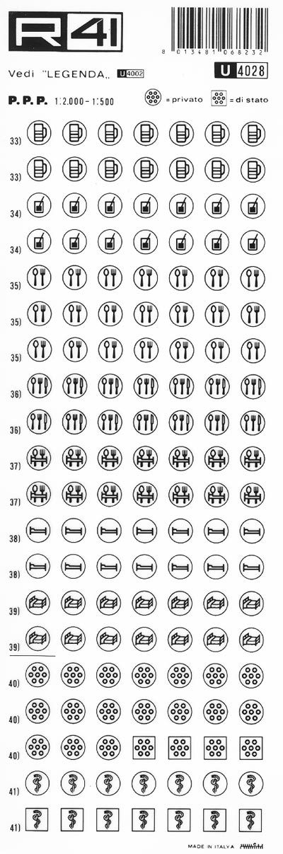 trasferibilir41 Esercizi pubblici, Annona, NERO. Trasferelli-Trasferibili R41 in fogli 9x25cm .