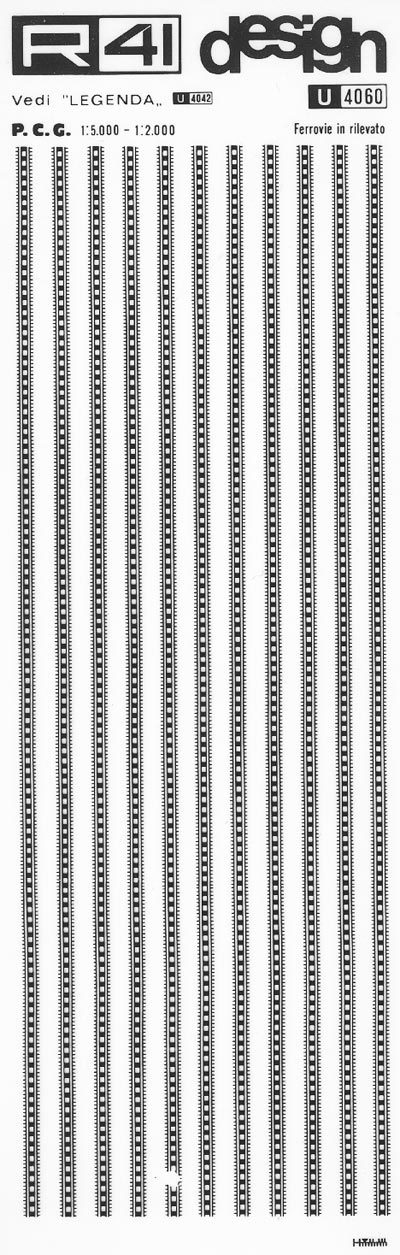 trasferibilir41 Ferrovie in rilevato, NERO. Trasferelli-Trasferibili R41 in fogli 9x25cm .