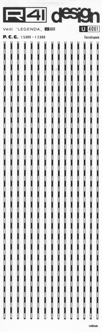 trasferibilir41 Ferrotranvie, NERO. Trasferelli-Trasferibili R41 in fogli 9x25cm .