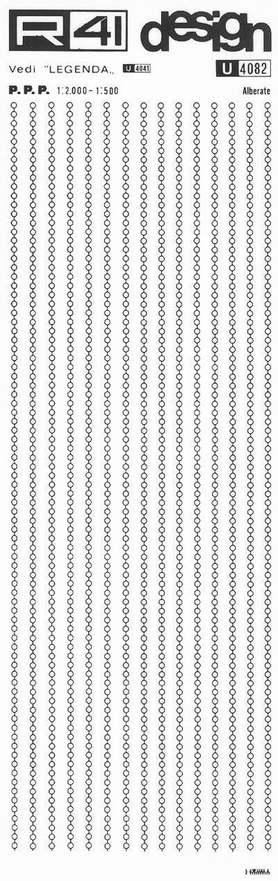 trasferibilir41 Alberate, NERO. Trasferelli-Trasferibili R41 in fogli 9x25cm .