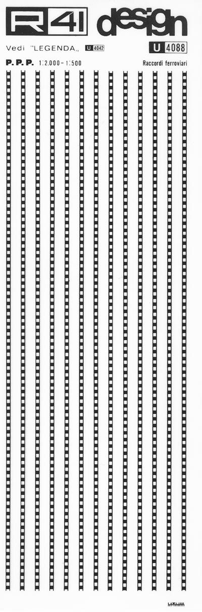 trasferibilir41 Raccordi ferroviari, NERO. Trasferelli-Trasferibili R41 in fogli 9x25cm .