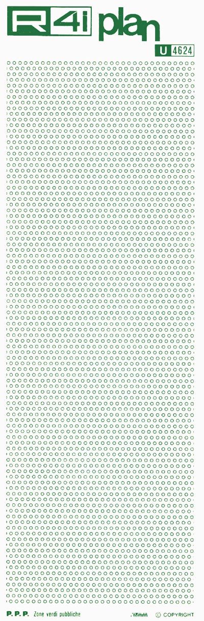 trasferibilir41 Zone verdi, VERDE. Trasferelli-Trasferibili R41 in fogli 9x25cm .