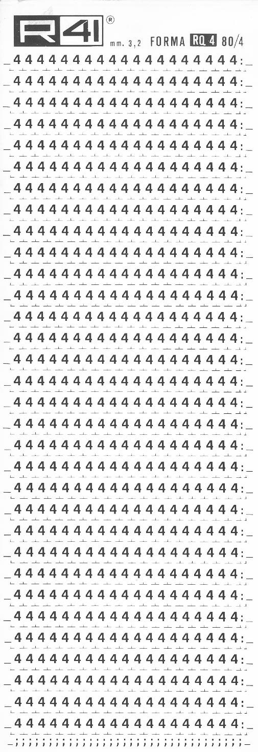 trasferibilir41 3,2mm, NERO. Trasferelli-Trasferibili R41 in fogli 9x25cm. Numeri  Forma RQ Serie tonda .