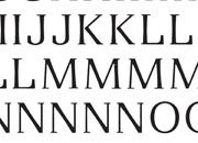 trasferibilir41 9,5mm, NERO. Trasferibili R41 in fogli 9x25cm. Lettere Maiuscole Orbital ST R41LNST122N.