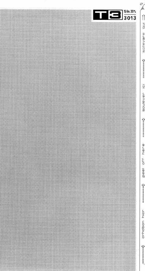 trasferibilir41 Trame Autoadesive,  30%, NERO. In fogli 25x35cm T3 Adexplan, pellicola di acetato trasparente spessore 38 microns autoadesiva. Su T3 si scrive, si trasferisce, si colorA.