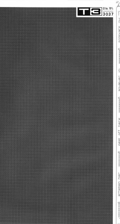 trasferibilir41 Trame Autoadesive,  70%, NERO. In fogli 25x35cm T3 Adexplan, pellicola di acetato trasparente spessore 38 microns autoadesiva. Su T3 si scrive, si trasferisce, si colorA.