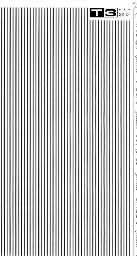 trasferibilir41 Trame Autoadesive,  righe, NERO. In fogli 25x35cm T3 Adexplan, pellicola di acetato trasparente spessore 38 microns autoadesiva. Su T3 si scrive, si trasferisce, si colorA.