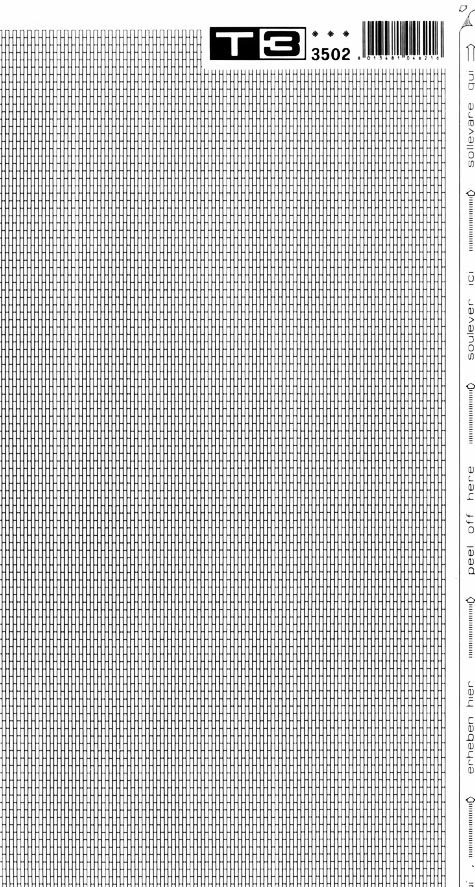 trasferibilir41 Trame Autoadesive, Pavimenti interni, NERO. In fogli 25x35cm T3 Adexplan, pellicola di acetato trasparente spessore 38 microns autoadesiva. Su T3 si scrive, si trasferisce, si colorA.