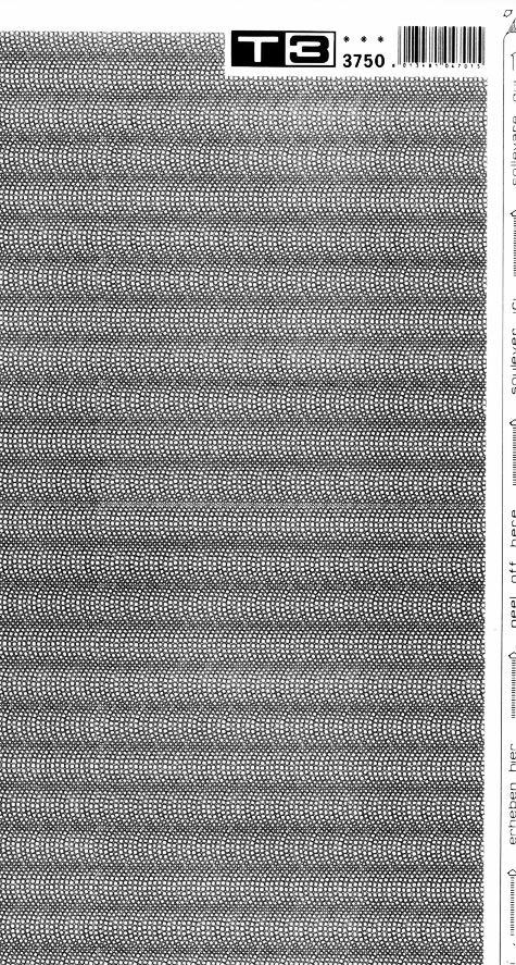trasferibilir41 Trame Autoadesive, Pavimenti esterni, NERO. In fogli 25x35cm T3 Adexplan, pellicola di acetato trasparente spessore 38 microns autoadesiva. Su T3 si scrive, si trasferisce, si colorA.