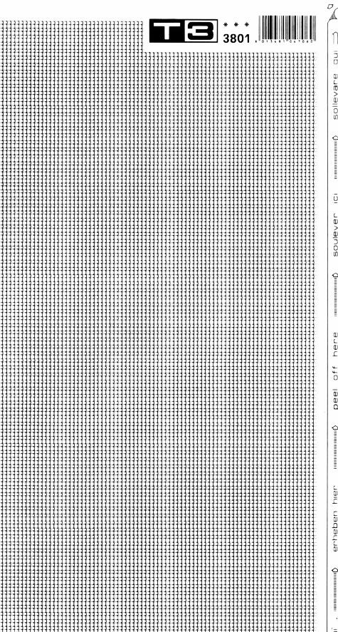 trasferibilir41 Trame Autoadesive, Tetti, NERO. In fogli 25x35cm T3 Adexplan, pellicola di acetato trasparente spessore 38 microns autoadesiva. Su T3 si scrive, si trasferisce, si colorA.