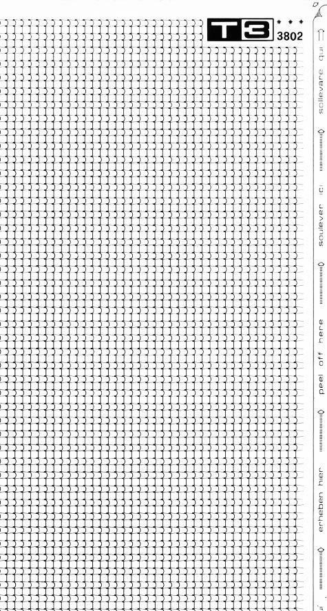 trasferibilir41 Trame Autoadesive, Tetti, NERO. In fogli 25x35cm T3 Adexplan, pellicola di acetato trasparente spessore 38 microns autoadesiva. Su T3 si scrive, si trasferisce, si colorA.