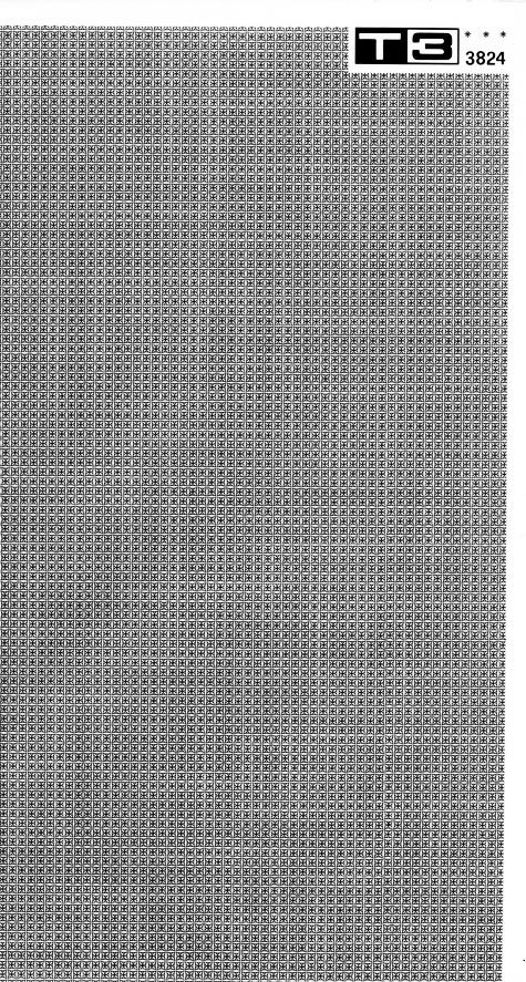 trasferibilir41 Trame Autoadesive, Pavimenti interni, NERO. In fogli 25x35cm T3 Adexplan, pellicola di acetato trasparente spessore 38 microns autoadesiva. Su T3 si scrive, si trasferisce, si colorA.