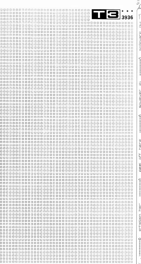 trasferibilir41 Trame Autoadesive,  quadri mm 2, NERO. In fogli 25x35cm T3 Adexplan, pellicola di acetato trasparente spessore 38 microns autoadesiva. Su T3 si scrive, si trasferisce, si colorA.