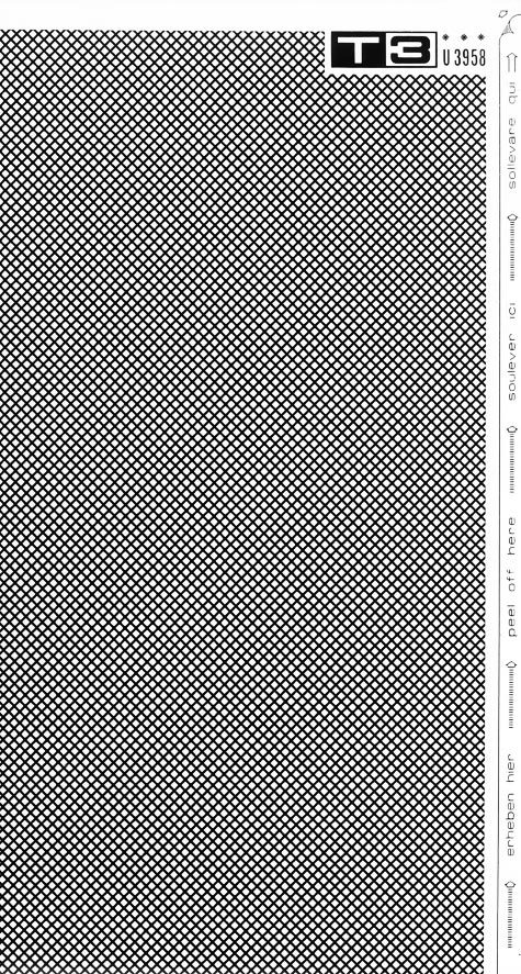 trasferibilir41 Trame Autoadesive,  rete, NERO. In fogli 25x35cm T3 Adexplan, pellicola di acetato trasparente spessore 38 microns autoadesiva. Su T3 si scrive, si trasferisce, si colorA.