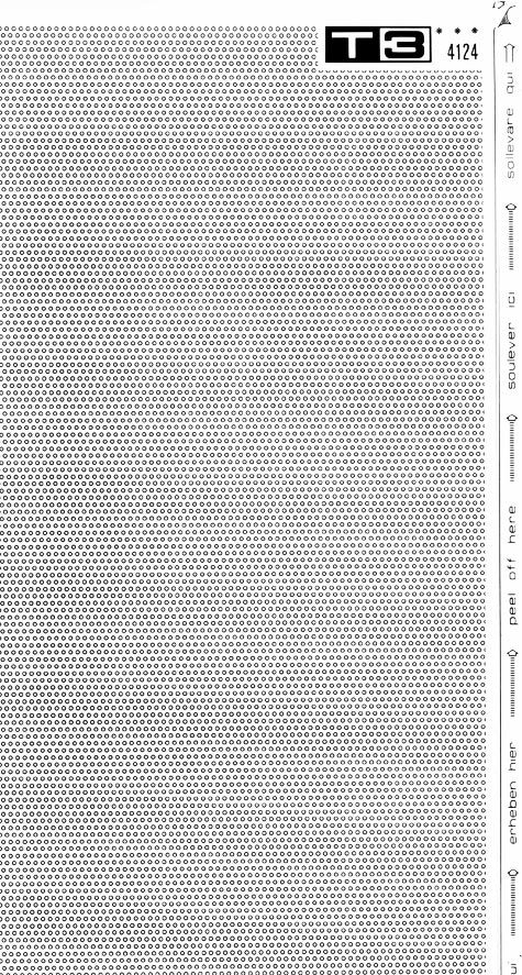 trasferibilir41 Trame Autoadesive,  punti mm 1,4, NERO. In fogli 25x35cm T3 Adexplan, pellicola di acetato trasparente spessore 38 microns autoadesiva. Su T3 si scrive, si trasferisce, si colorA.