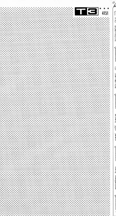 trasferibilir41 Trame Autoadesive, , NERO. In fogli 25x35cm T3 Adexplan, pellicola di acetato trasparente spessore 38 microns autoadesiva. Su T3 si scrive, si trasferisce, si colorA.