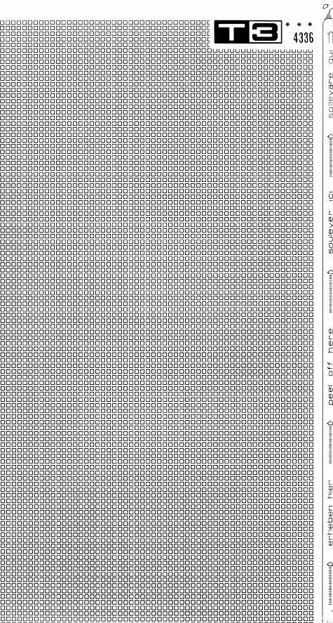 trasferibilir41 Trame Autoadesive, quadri mm 2,1, NERO. In fogli 25x35cm T3 Adexplan, pellicola di acetato trasparente spessore 38 microns autoadesiva. Su T3 si scrive, si trasferisce, si colorA.