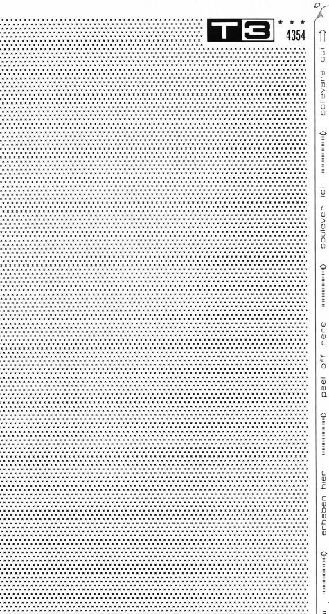 trasferibilir41 Trame Autoadesive, x, NERO. In fogli 25x35cm T3 Adexplan, pellicola di acetato trasparente spessore 38 microns autoadesiva. Su T3 si scrive, si trasferisce, si colorA.