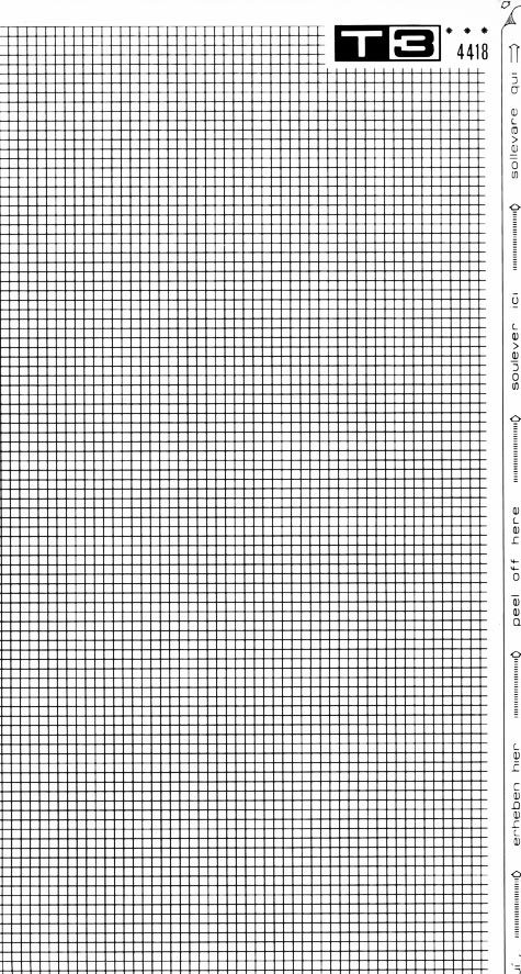 trasferibilir41 Trame Autoadesive, quadri, NERO. In fogli 25x35cm T3 Adexplan, pellicola di acetato trasparente spessore 38 microns autoadesiva. Su T3 si scrive, si trasferisce, si colorA.