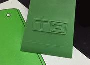 trasferibilir41 Spatola pressino per stendere pellicole T3 R41 Larghezza 5cm, altezza 13cm, in materiale plastico trattato al silicone per una stesura ottimale REB3