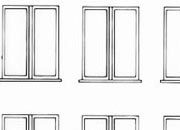 trasferibilir41 Porta, finestre 1:100, NERO. Trasferelli-Trasferibili R41 in fogli 9x25cm. p. 320 .