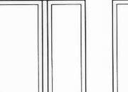 trasferibilir41 Porta, finestre 1:50, NERO. Trasferelli-Trasferibili R41 in fogli 9x25cm. p. 322 .
