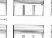 trasferibilir41 Porta, finestre 1:100, NERO. Trasferelli-Trasferibili R41 in fogli 9x25cm. p. 321 R41GRA790n.