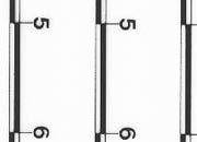 trasferibilir41 Scale metriche, NERO. Trasferelli-Trasferibili R41 in fogli 9x25cm. p. 311  R41GRA850n