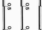 trasferibilir41 Scale metriche, NERO. Trasferelli-Trasferibili R41 in fogli 9x25cm. p. 311  R41GRA855n