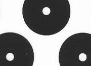 trasferibilir41 Circle pads, NERO. Trasferelli-Trasferibili R41 in fogli 9x25cm. p. 714  R41GRC165Ln