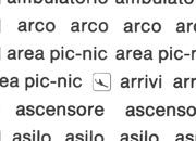trasferibilir41 Nomenclatura italiana con segnaletica, NERO. Trasferelli-Trasferibili R41 in fogli 9x25cm  R41GRI1230N