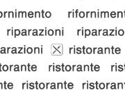 trasferibilir41 Nomenclatura italiana con segnaletica, NERO. Trasferelli-Trasferibili R41 in fogli 9x25cm R41GRI1238N.