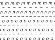 2,1mm, NERO. Trasferelli-Trasferibili R41 in fogli 9x25cm. Lettere Minuscole Forma RO p. 134 R41LNRO23n