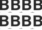 9,5mm, NERO. Trasferelli-Trasferibili R41 in fogli 9x25cm. Lettere Maiuscole Forma RQ p. 136 R41LNRQ122/Bn