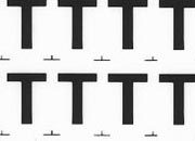 9,5mm, NERO. Trasferelli-Trasferibili R41 in fogli 9x25cm. Lettere Maiuscole Forma RQ p. 136 R41LNRQ122/Tn