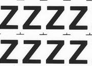 9,5mm, NERO. Trasferelli-Trasferibili R41 in fogli 9x25cm. Lettere Maiuscole Forma RQ p. 136 R41LNRQ122/Zn