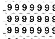 4,3mm, NERO. Trasferelli-Trasferibili R41 in fogli 9x25cm. Numeri Forma RQ p. 136 R41LNRQ680/9n